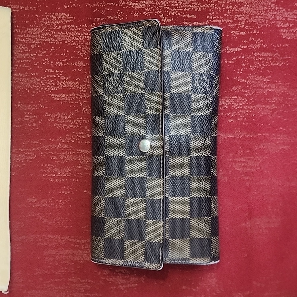 Louis Vuitton Sarah Wallet Damier Ebene Brown - Picture 3 of 8